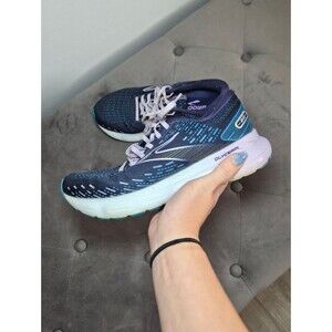 Brooks Glycerin 20 Women's Running Shoes - Navy with Teal Accents Sneakers 8.5